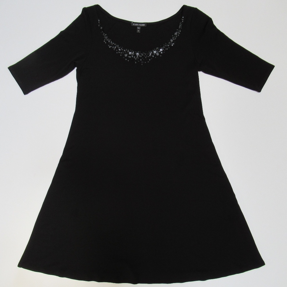Elegant Silk Tunic Top with Sequin Glitz